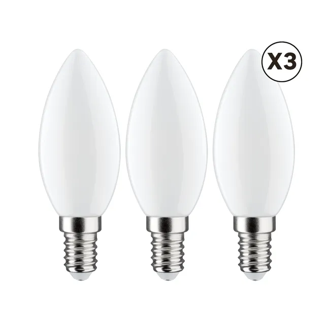 Ampoule led à filament, flamme E14, 806lm = 60W, blanc