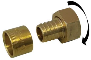 Raccord droit avec écrou libre à glissement 16 mm