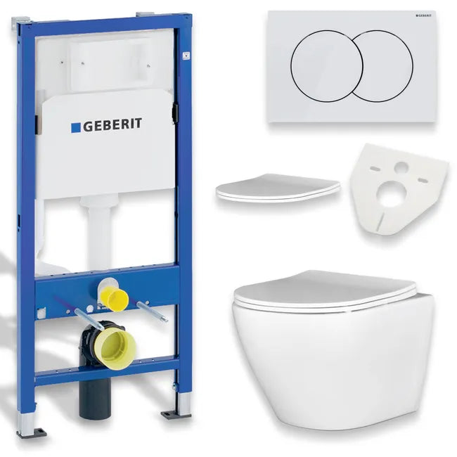 Pack WC GEBERIT bâti-support Duofix + WC