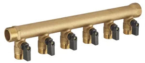 Collecteur  avec vanne de sorties