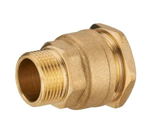 Raccord polyéthylène à compression  32 mm droit mal