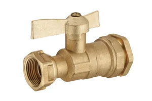 Vanne à compression laiton D.25 sortie  20/27