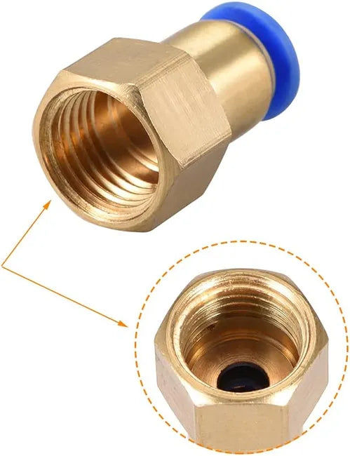 Raccord Adaptateur Tube Diamètre  8mm  15/21 Fm fix